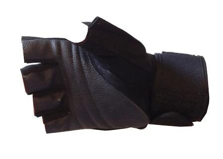 MORGAN ''SHARK'' WEIGHT LIFTING GLOVES WEIGHT LIFTING GYM GLOVES - LONG WRIST STRAP - sweatcentral