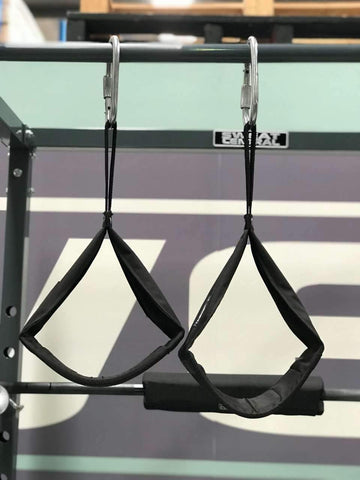 Image of PAIR OF AB SLING HANGING AB STRAP USED 4 PULL CHIN SIT UP  BAR - sweatcentral