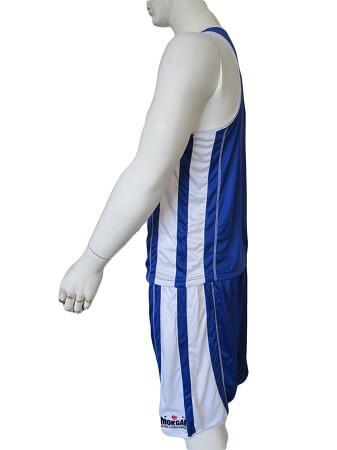 MORGAN REVERSIBLE RED/BLUE TRAINING BOXING COMPETITION SINGLET - sweatcentral