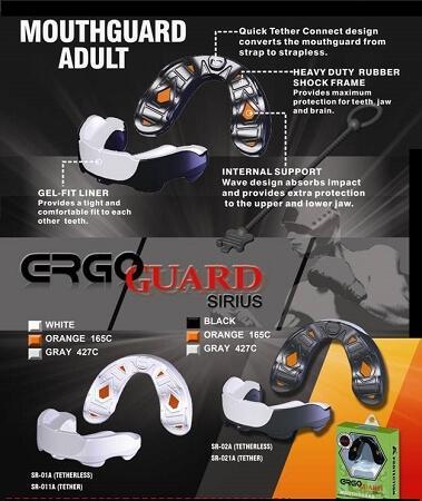 Image of PREMIUM MOUTH GUARD SIRIUS 3 LAYER GEL MOUTH PROTECTOR - sweatcentral
