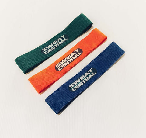Image of Set Of 3 Pieces Strength Training Fabric Loop Resistance Bands | Non Slip Micro Knitted Glute Booty Bands | Textile Exercise Bands