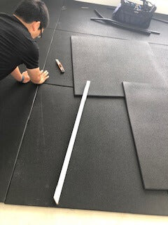 How to Cut Rubber Gym Mats