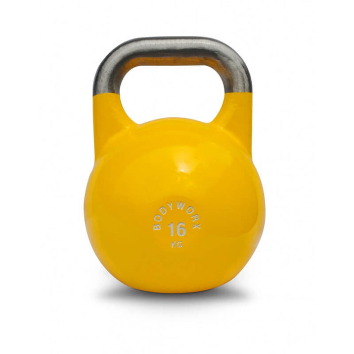 16KG COMPETITION PRO GRADE STEEL KETTLEBELL KETTLE BELL GYM WEIGHT - Sweat Central