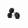 7.5KG PAIR OF RUBBER HEX DUMBBELLS