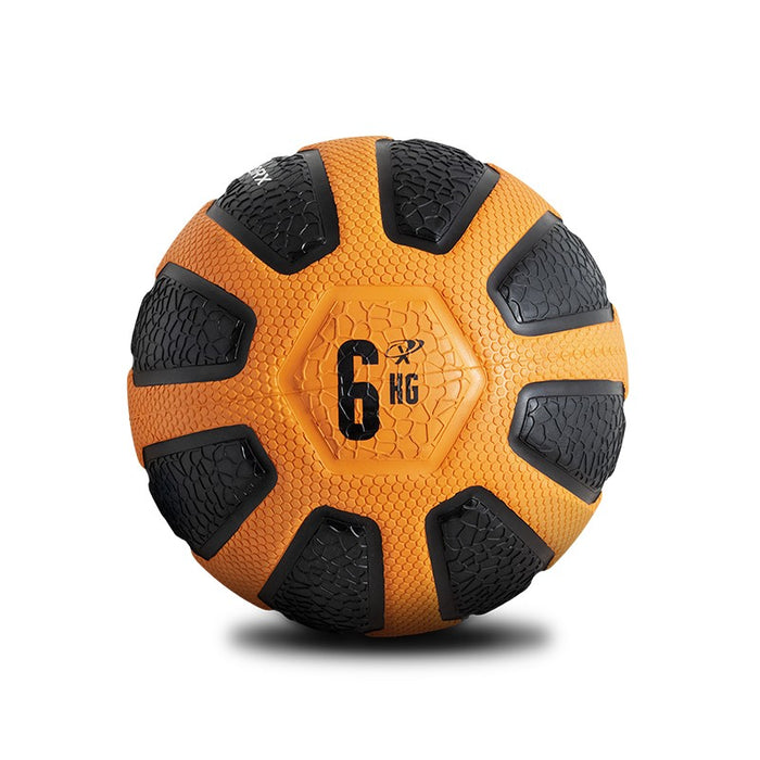2-Tone Commercial Rubber Medicine Ball - 6kg