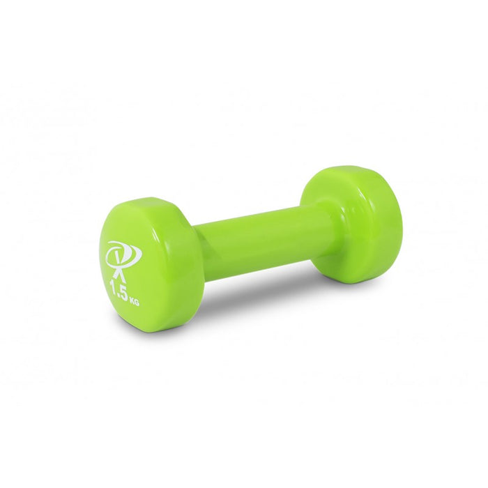 Vinyl Dipped Dumbbells (1.5KG) GREEN