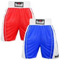 MORGAN REVERSIBLE RED/BLUE TRAINING BOXING COMPETITION SHORTS