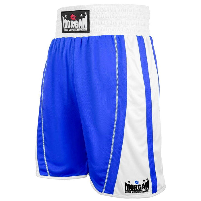 MORGAN REVERSIBLE RED/BLUE TRAINING BOXING COMPETITION SHORTS