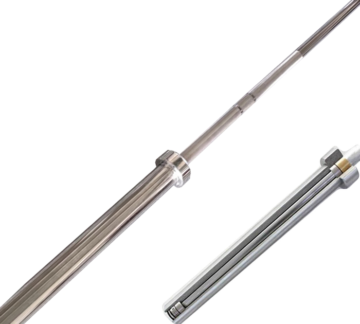 MORGAN 20KG OLYMPIC CHROME BARBELL - 375kg MAX LOAD CAPACITY