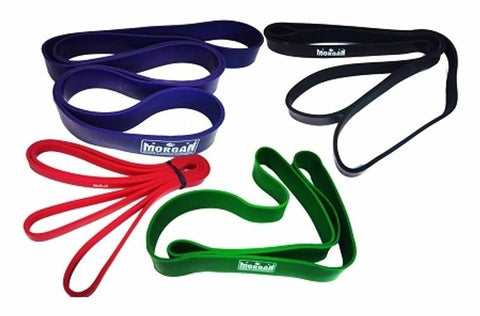 Image of POWER RESISTANCE EXERCISE RUBBER BANDS - SET