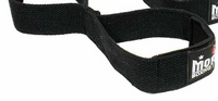 FIGURE 8 STRENGTH WEIGHTS POWER LIFTING GYM BAR STRAPS BLACK COLOR