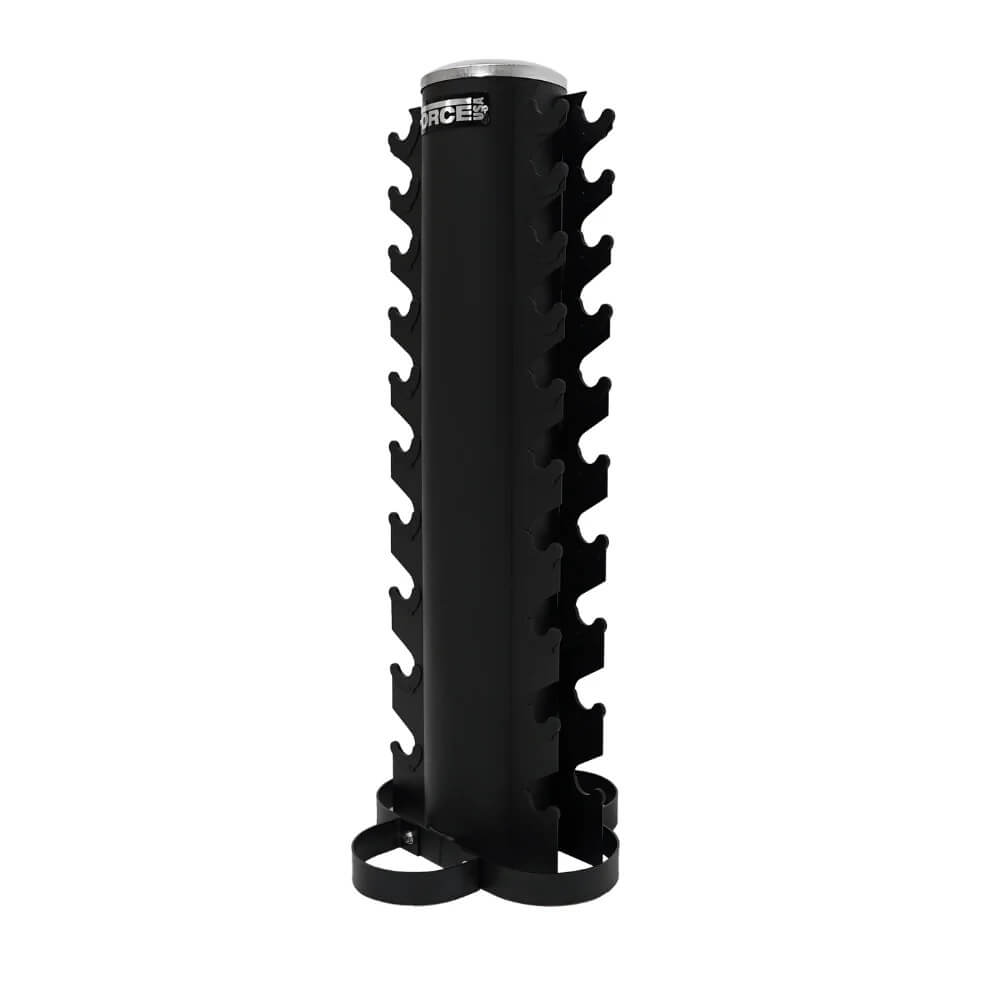Force USA Heavy Duty Vertical 10 Pairs Dumbbell Storage Tree Rack