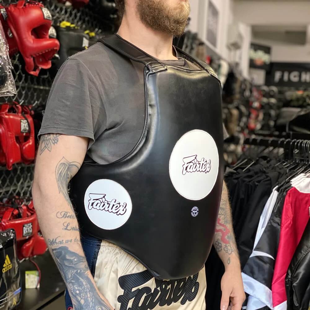 FAIRTEX TV1 Body Shield Muay Thai Kickboxing MMA Trainer's Protective Vest