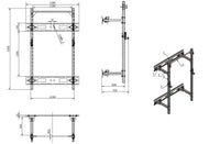 FOLD BACK WALL MOUNTED RIG SQUAT POWER RACK