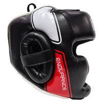 MORGAN PROFESSIONAL LEATHER FULL FACE HEAD GUARD HEAD GEAR PROTECTIVE GEAR