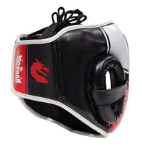 MORGAN PROFESSIONAL LEATHER FULL FACE HEAD GUARD HEAD GEAR PROTECTIVE GEAR