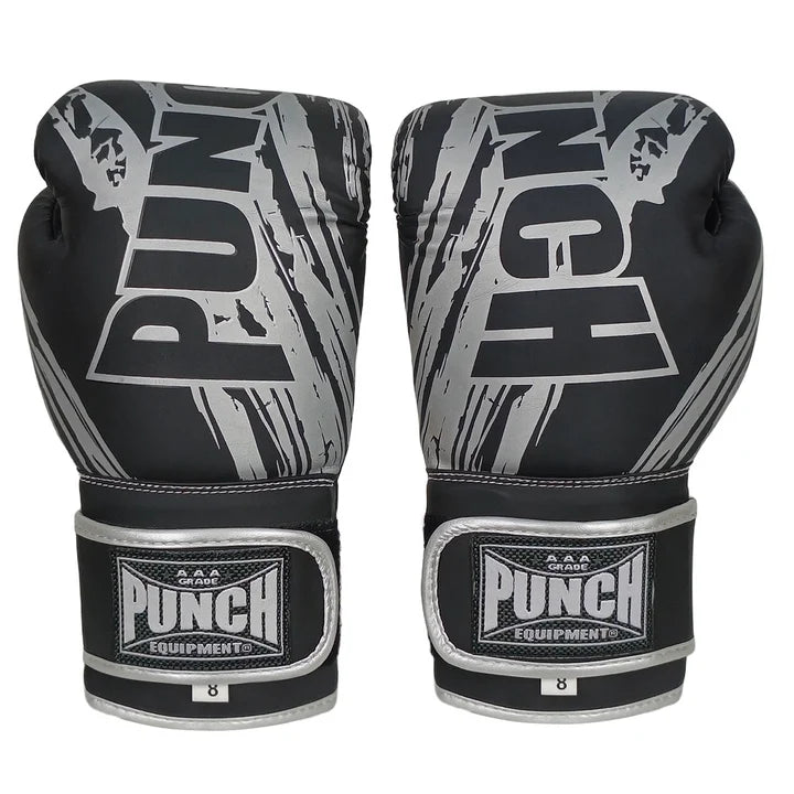 BOXING GLOVES - Youth (8-14yo) - 8oz - MATT BLACK