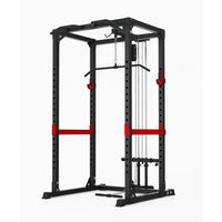 HEAVY DUTY POWER CAGE SQUAT RACK PULL UP WEIGHT LIFTING HOME GYM