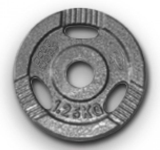 1.5kg Pair 7246125 Standard Ezy Grip Weight Plates (1.25KG)