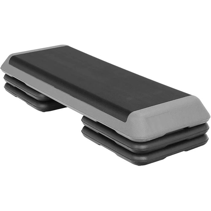 Aerobic Step + 4 Riser Blocks Cardio Exercise Stepper - Sweat Central