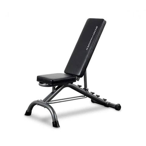 Image of Set - Squat Rack, Adjustable Bench, 15kgs Olympic Barbell And 30kg Olympic Weights Collars