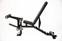 Force USA Adjustable Flat Incline Decline Weights Gym Bench with Arm and Leg Developer - Sweat Central