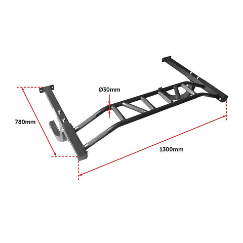 Image of MULTI-GRIP PULL UP BAR TRAINNING RACK GYM CROSSFIT - sweatcentral