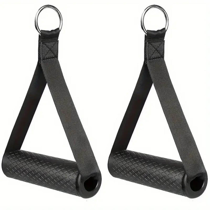 Pair Of Cable Attachment Handles Cable Pulley