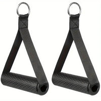Pair Of Resistance Exercise Tube / Band Power Handles Cable Pulley Handles