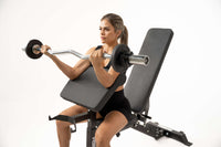 Force USA Adjustable Flat Incline Decline Weights Gym Bench with Arm and Leg Developer - Sweat Central