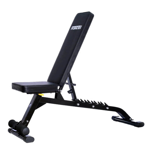 Image of Set - Squat Rack, Adjustable Bench, 15kgs Olympic Barbell And 30kg Olympic Weights Collars