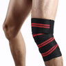 GYM ELASTIC KNEE WRAPS WEIGHT SQUAT POWER LIFTING