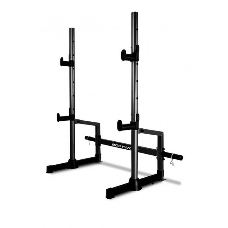 Set - Squat Rack, Adjustable Bench, 15kgs Olympic Barbell And 30kg Olympic Weights Collars