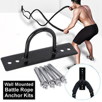 Rope Anchor for Battle Ropes & Floor to Ceiling Straps & Boxing Punching Bag Mount