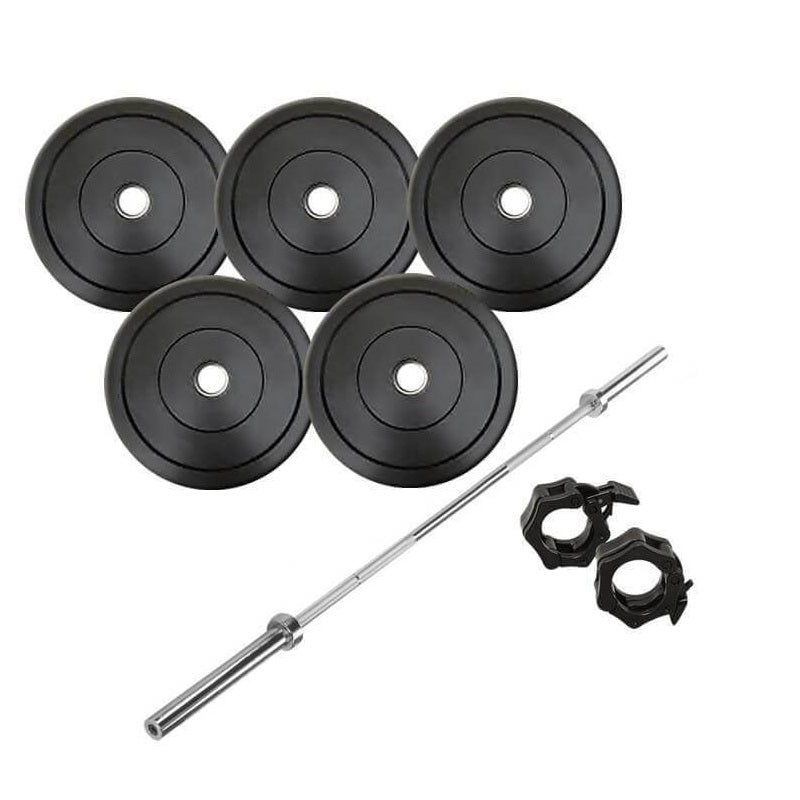 ULTIMATE PACKAGE: 150KG BUMPER WEIGHT PLATES + POWERLIFTING CROSS TRAINING OLYMPIC BAR - Sweat Central