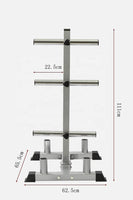 OLYMPIC BARBELL & GYM WEIGHT PLATES STORAGE TREE RACK