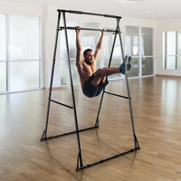 PORTABLE FREE STANDING PULL CHIN UP CALISTHENICS STATION RACK - sweatcentral