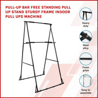 PORTABLE FREE STANDING PULL CHIN UP CALISTHENICS STATION RACK - sweatcentral
