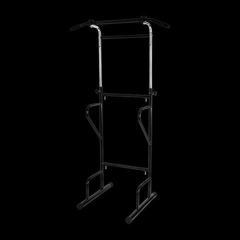 Image of Adjustable Power Tower Dip Bar Pull Up Stand Fitness Station