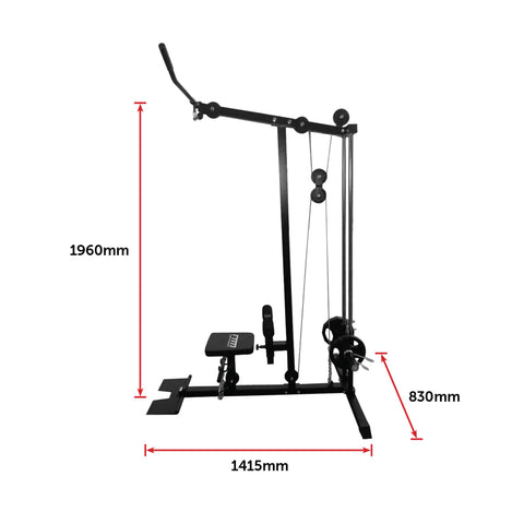 Image of Lat Pull Down Low Row Fitness Machine