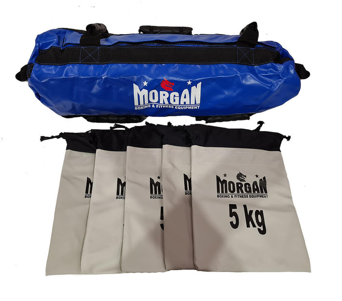 25kg CROSS TRAINING SAND BAG STRENGTH TRAINING WEIGHT REFILLABLE 5KG  POWERBAG - Sweat Central