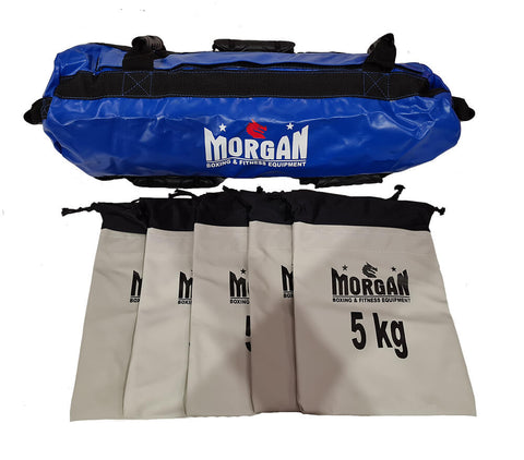 Image of 25kg CROSS TRAINING SAND BAG STRENGTH TRAINING WEIGHT REFILLABLE 5KG  POWERBAG