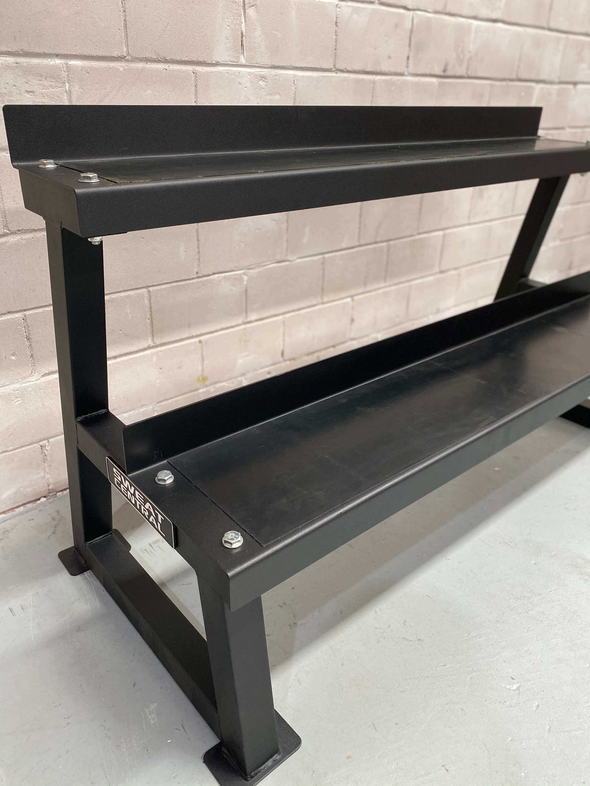 2 TIER RUBBER HEX DUMBBELL STORAGE RACK - Sweat Central