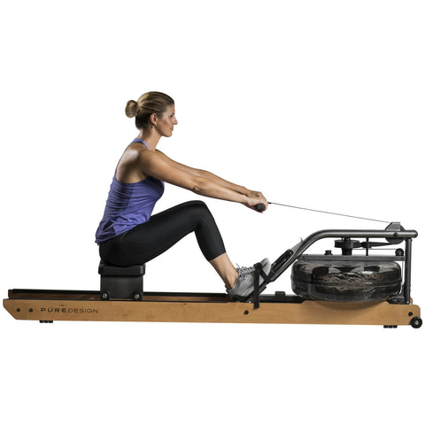 Image of PURE DESIGN VR2 CARDIO ROWING MACHINE WATER ROWER USA MADE
