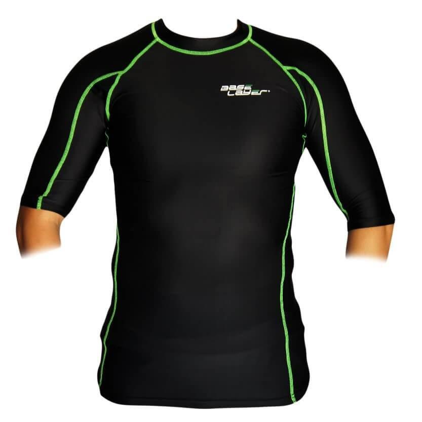 BASE LAYER UNISEX COMPRESSION SHORT SLEEVES TOP PERFORMANCE SKINS TOP - sweatcentral