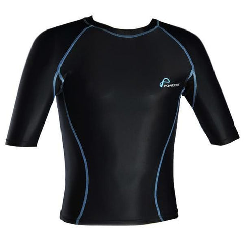 Image of POWERTITE KID YOUTH ACTIVE COMPRESSION PERFORMANCE TOP SKINS SHORT SLEEVES TOP - sweatcentral