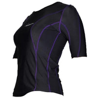 POWERTITE WOMEN COMPRESSION PERFORMANCE TIGHTS SKINS SHORT SLEEVES TOP - sweatcentral