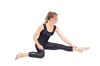 POWERTITE WOMENS COMPRESSION SKINS SLEEVELESS TANK TOP SINGLET & SUPPORT BRA - Size Small - sweatcentral