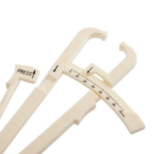 QUALITY PERSONAL BODY FAT CALIPERS  | SLIM SKIN FOLD TESTING INSTRUMENT - sweatcentral