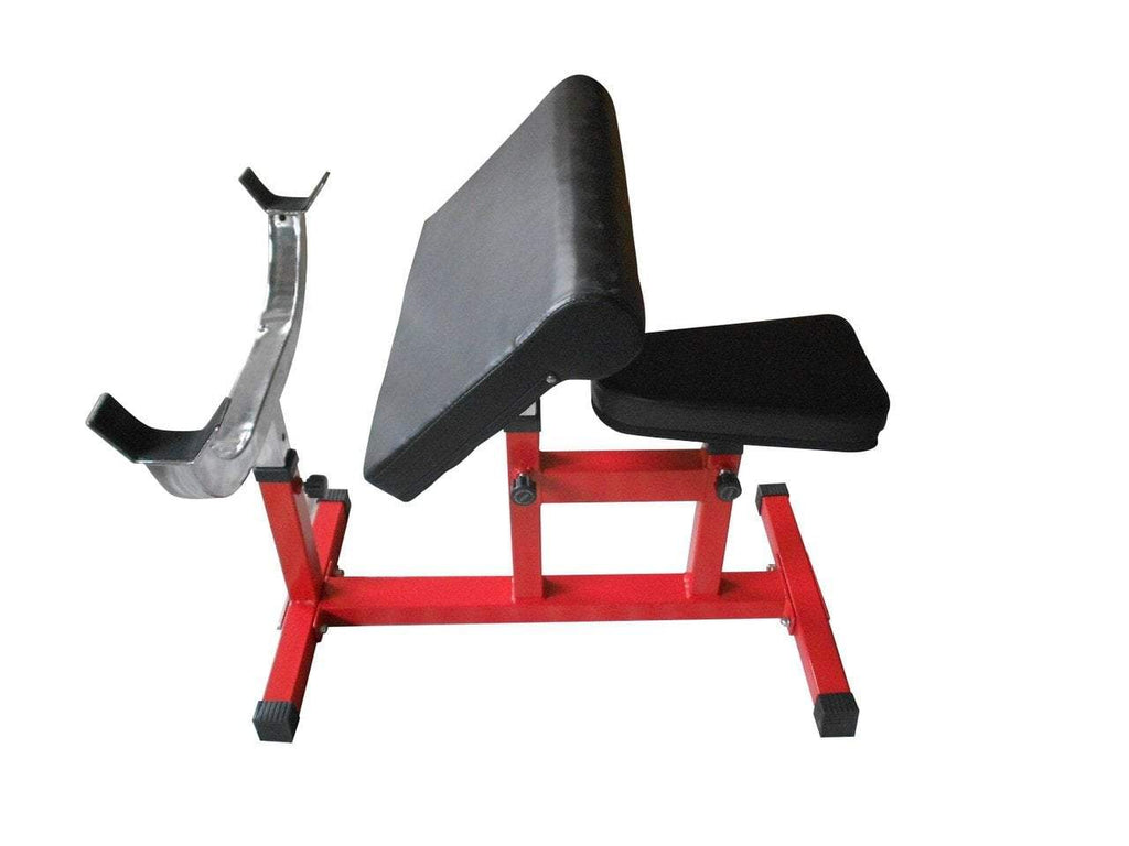 SEATED PREACHER ARM CURL BICEP WEIGHTS BENCH SINGLE STATION - sweatcentral